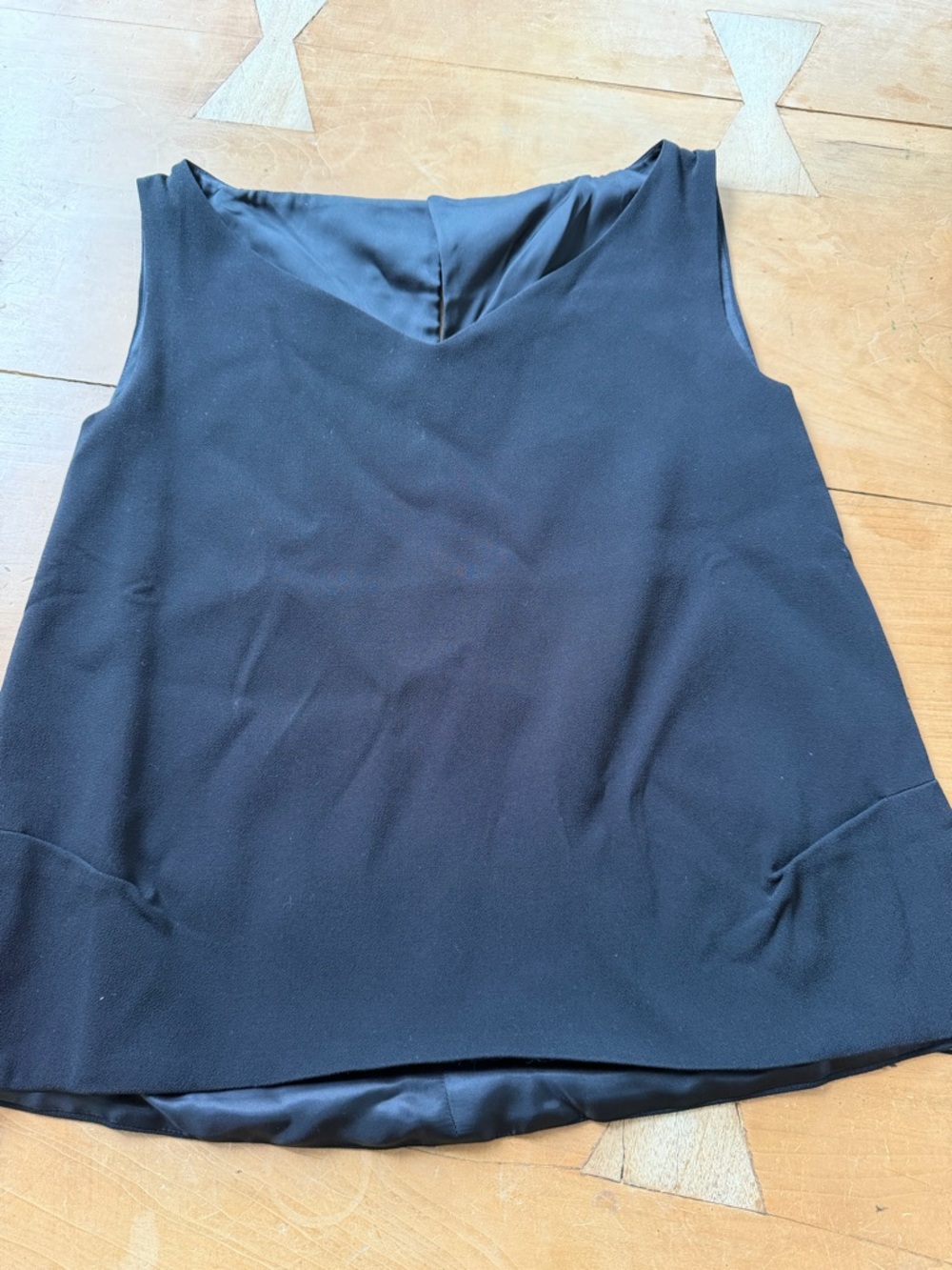 Totême Black Sleeveless Top – Size M